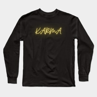 Karma Long Sleeve T-Shirt